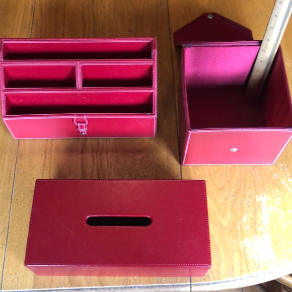 Desk organizers, storage box, tissue box cover. - Picture 2 of 2